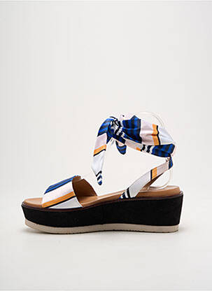 Sandales/nu pieds matière lisse talon de 4 à 6cm blanc ADIGE femme