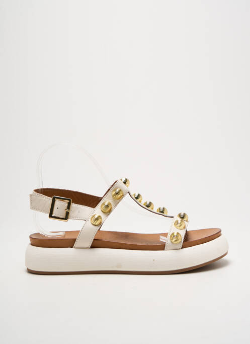 Sandales/Nu pieds beige INUOVO pour femme