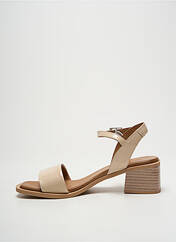 Sandales/Nu pieds beige SANTAFE pour femme seconde vue