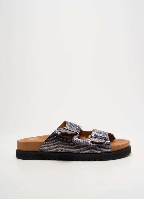 Mules/Sabots argent SANTAFE pour femme