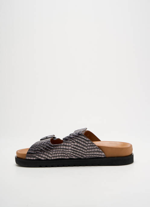 Mules/Sabots argent SANTAFE pour femme