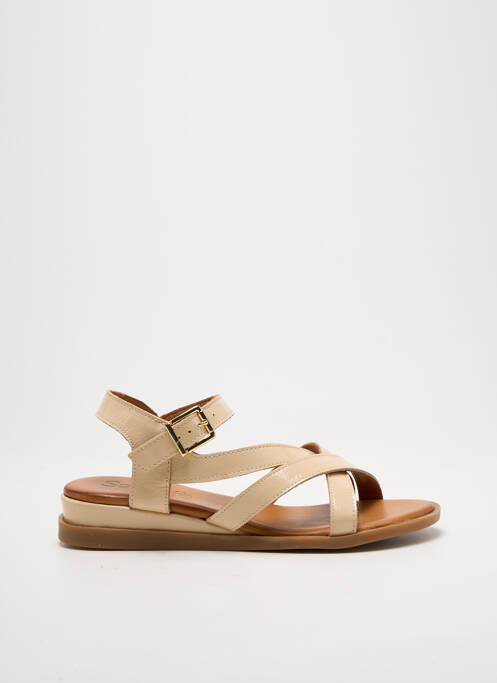 Sandales/Nu pieds beige SANTAFE pour femme