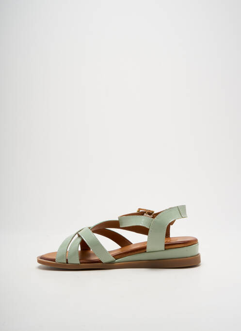 Sandales/Nu pieds vert SANTAFE pour femme