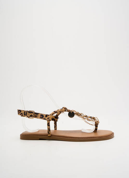 Tongs beige INUOVO pour femme