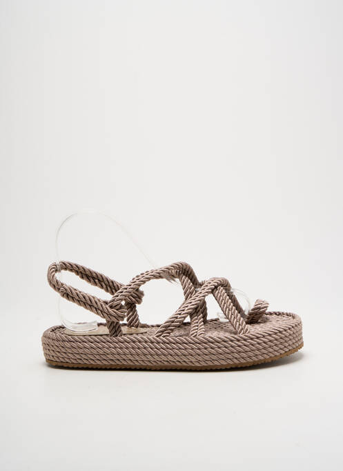 Tongs marron SEMERDJIAN pour femme