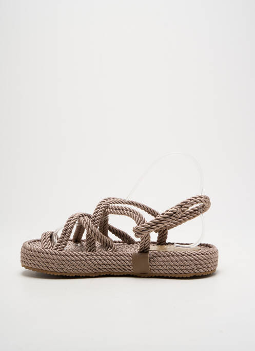 Tongs marron SEMERDJIAN femme