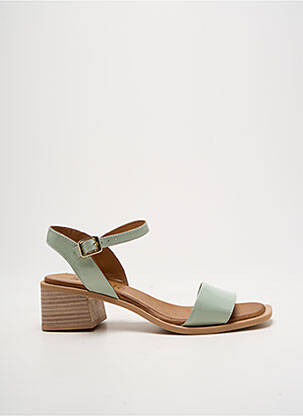 Sandales/nu pieds talon bottier talon de 4 à 6cm vert SANTAFE femme
