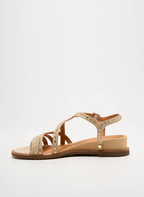 Sandales/Nu pieds beige MAM'ZELLE pour femme