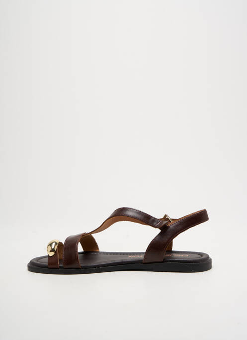 Tongs marron EMILIE KARSTON pour femme