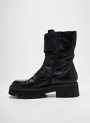 Bottines/boots matière lisse talon de 4 à 6cm noir MJUS femme