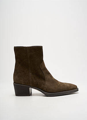 Bottines/boots bout pointu talon de 4 à 6cm vert MAJA femme