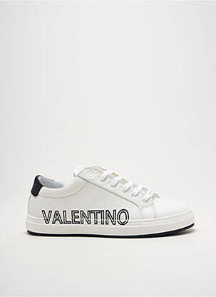 Baskets tissage satiné talon plat jusqu'à 3cm blanc VALENTINO femme