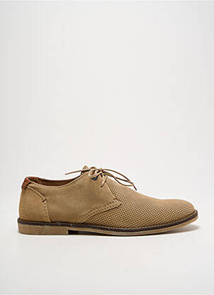 Derbies semelle amovible talon bas beige KICKERS homme