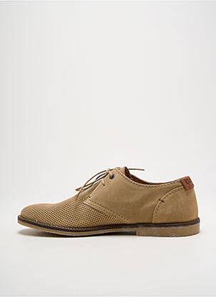 Derbies semelle amovible talon bas beige KICKERS homme