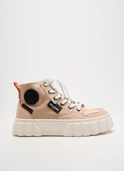 Bottines/Boots beige PALLADIUM pour femme