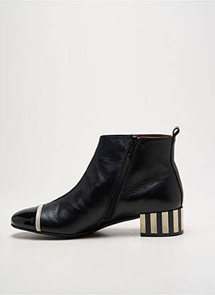 Bottines/boots matière lisse talon de 4 à 6cm noir NEMONIC femme
