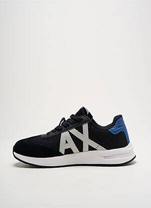Baskets bout rond bout rond noir ARMANI EXCHANGE homme