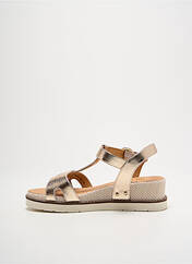 Sandales/Nu pieds or FUGITIVE BY FRANCESCO ROSSI pour femme seconde vue