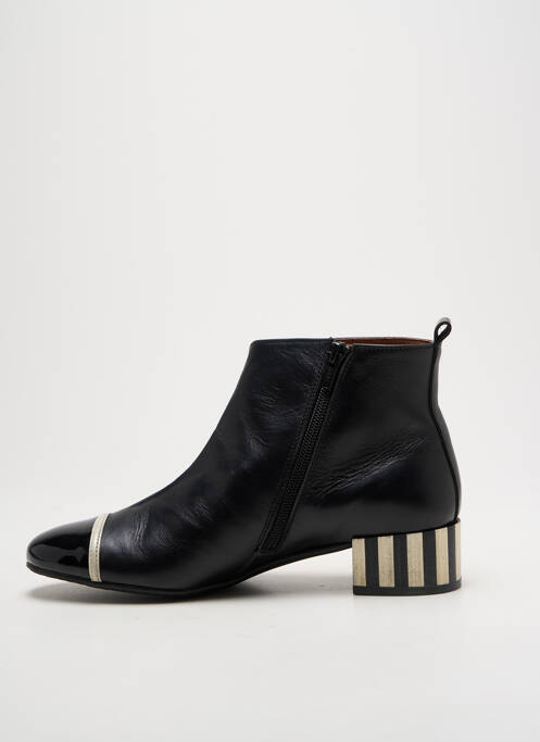 Bottines/boots matière lisse talon de 4 à 6cm noir NEMONIC femme