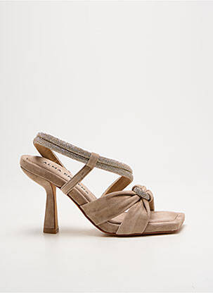 Sandales/nu pieds talon aiguille talon de 7 à 9cm or ALMA EN PENA femme