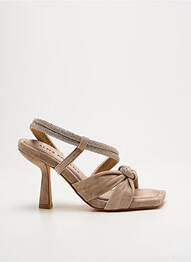 Sandales/nu pieds talon aiguille talon de 7 à 9cm or ALMA EN PENA femme