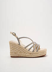 Espadrilles argent ALMA EN PENA pour femme seconde vue