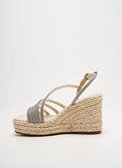 Espadrilles argent ALMA EN PENA pour femme seconde vue