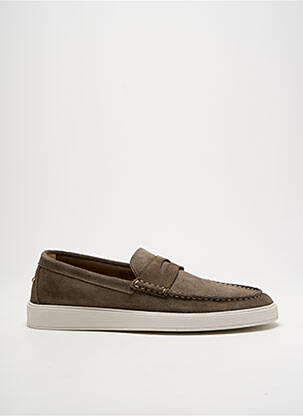 Mocassins semelle amovible bout rond gris BLACKSTONE homme