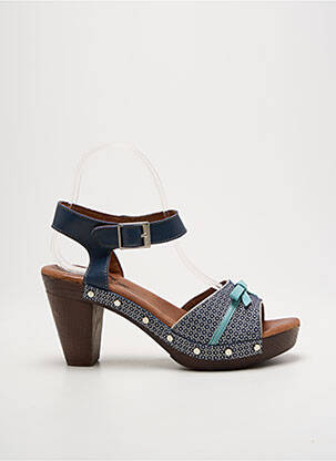 Sandales/Nu pieds bleu NEMONIC pour femme