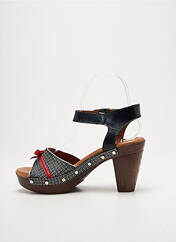 Sandales/Nu pieds noir NEMONIC pour femme seconde vue