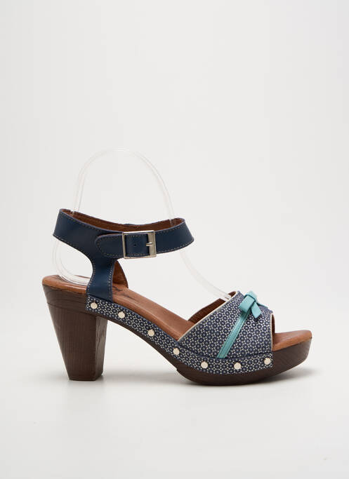 Sandales/Nu pieds bleu NEMONIC pour femme