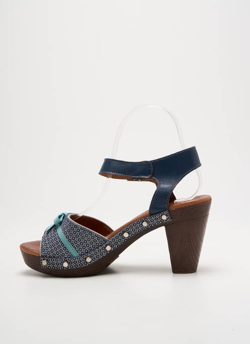 Sandales/Nu pieds bleu NEMONIC pour femme