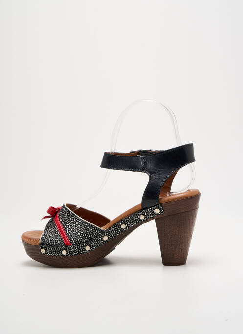 Sandales/Nu pieds noir NEMONIC pour femme