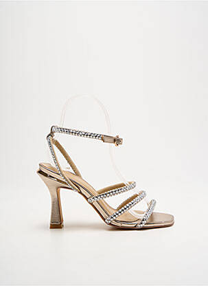 Sandales/nu pieds talon aiguille talon de 7 à 9cm argent ALMA EN PENA femme