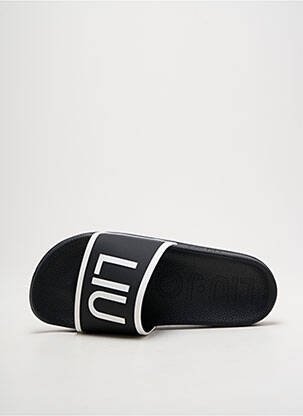 Mules/sabots matière lisse talon plat jusqu'à 3cm noir LIU JO femme