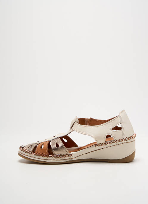 Sandales/Nu pieds beige ALTEX pour femme