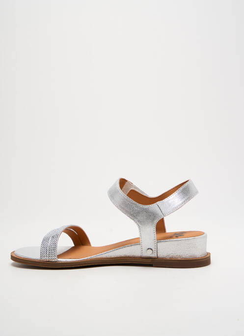 Sandales/Nu pieds argent MAM'ZELLE pour femme