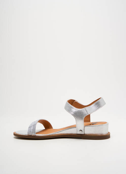 Sandales/Nu pieds argent MAM'ZELLE pour femme