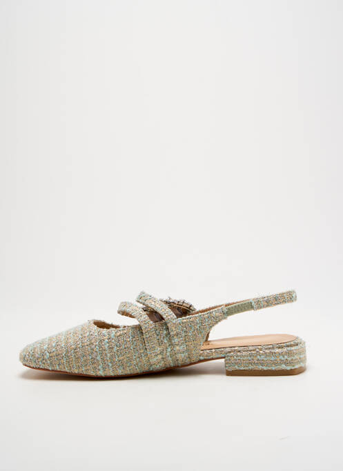 Sandales/Nu pieds vert ALMA EN PENA pour femme