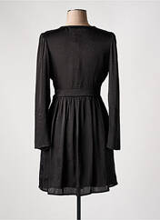 Robe courte noir DAPHNEA pour femme seconde vue