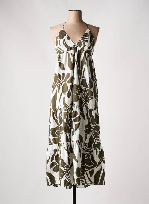 Robe mi-longue blanc GOA pour femme