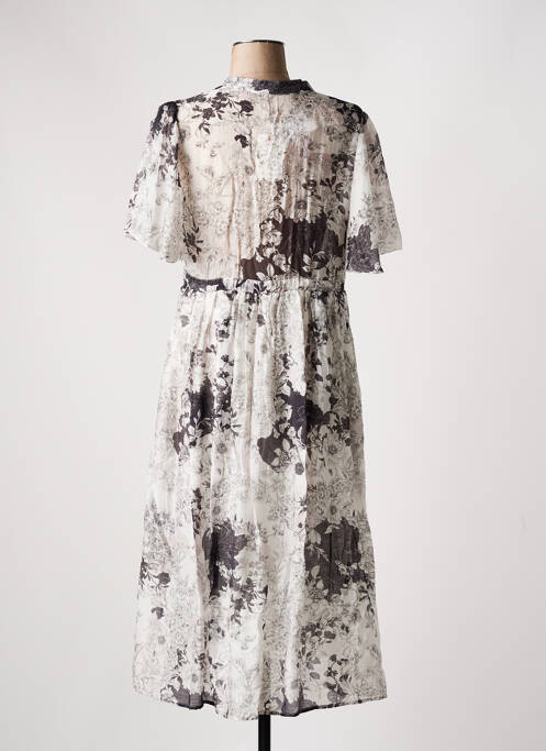 Robe mi-longue gris SENES pour femme