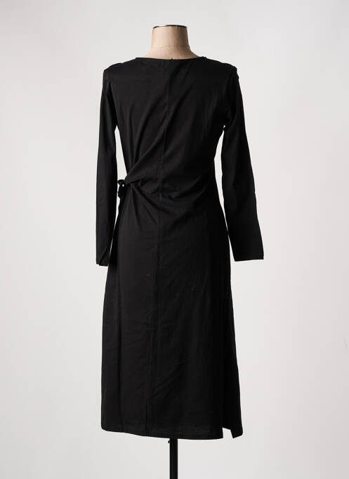 Robe mi-longue noir SEASON pour femme