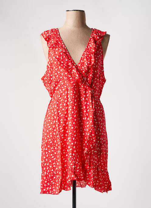 Robe mi-longue rouge KILKY pour femme