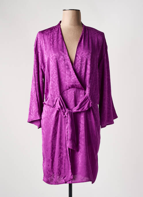 Robe mi-longue violet ATELIER EVÈNE pour femme