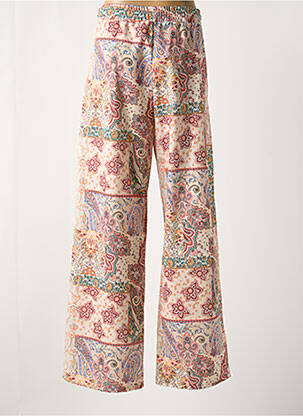 Pantalon large tissage popeline taille normale orange TOXIK3 femme