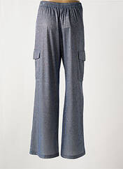 Pantalon cargo bleu AN' GE pour femme seconde vue