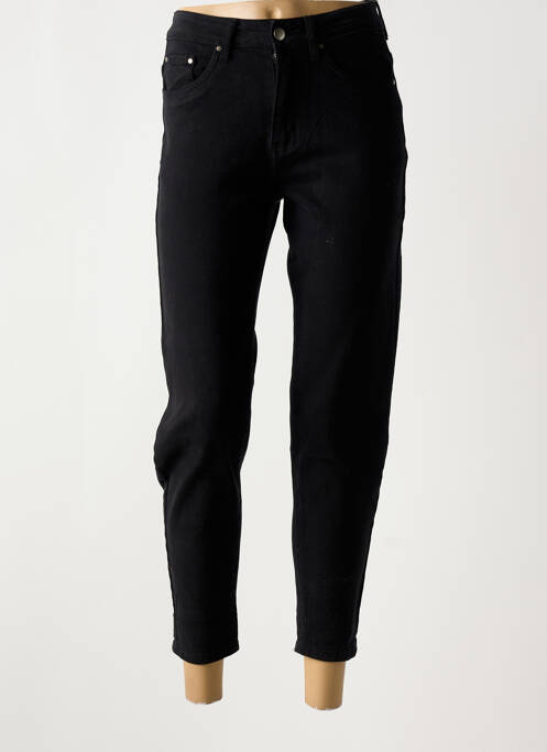 Jeans coupe slim noir MIRA BELLE pour femme