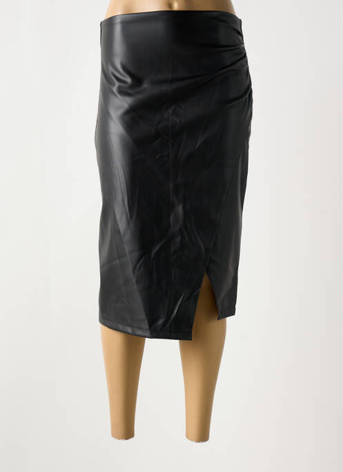 Jupe mi-longue noir ADILYNN femme