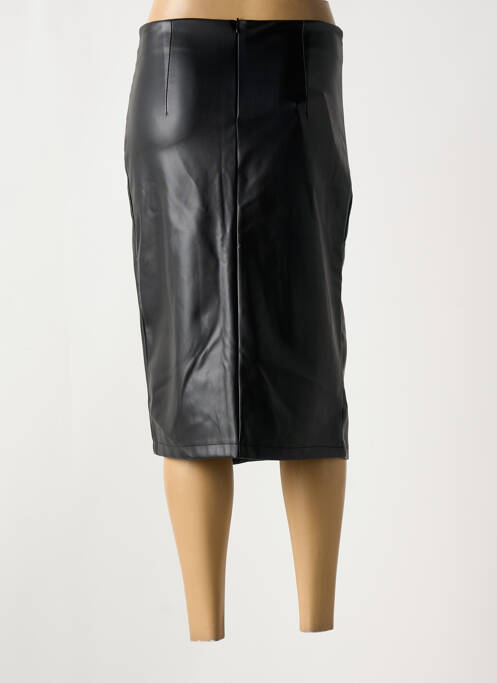 Jupe mi-longue noir ADILYNN femme